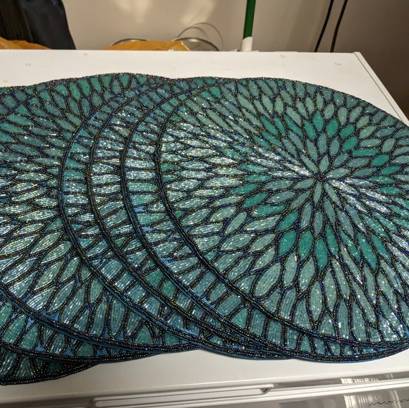 Pier 1 Dining Beaded Placemats 8 Poshmark